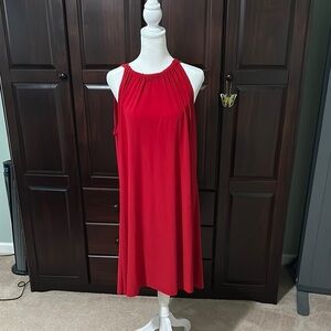 J.B.S. Red Halter Midi Sundress